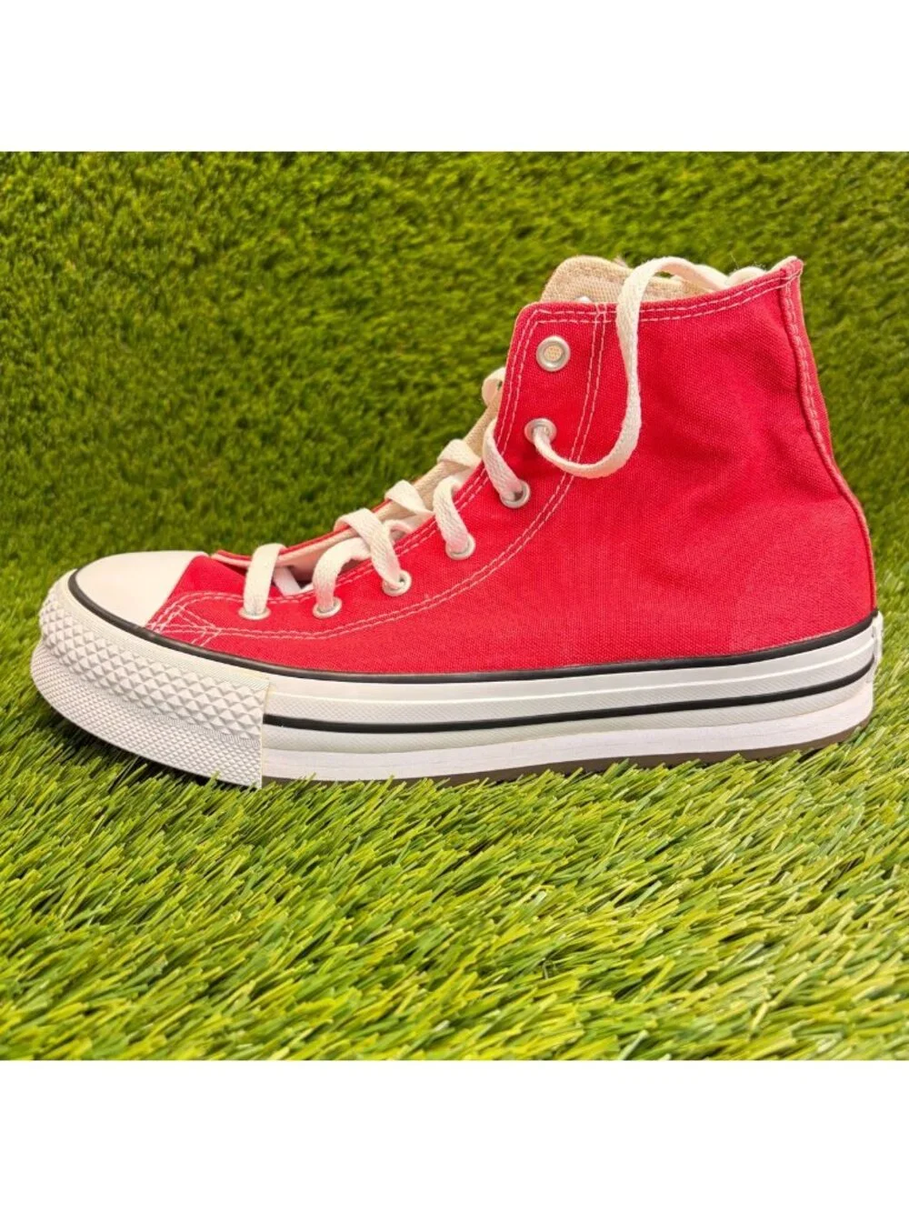 Converse Chuck Taylor All Star EVA Boys Size 6.5Y Red Athletic Shoes Sneakers
